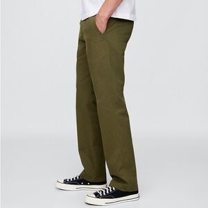 Gap Modern Straight Performance Khakis in Forest Green Size 40X30